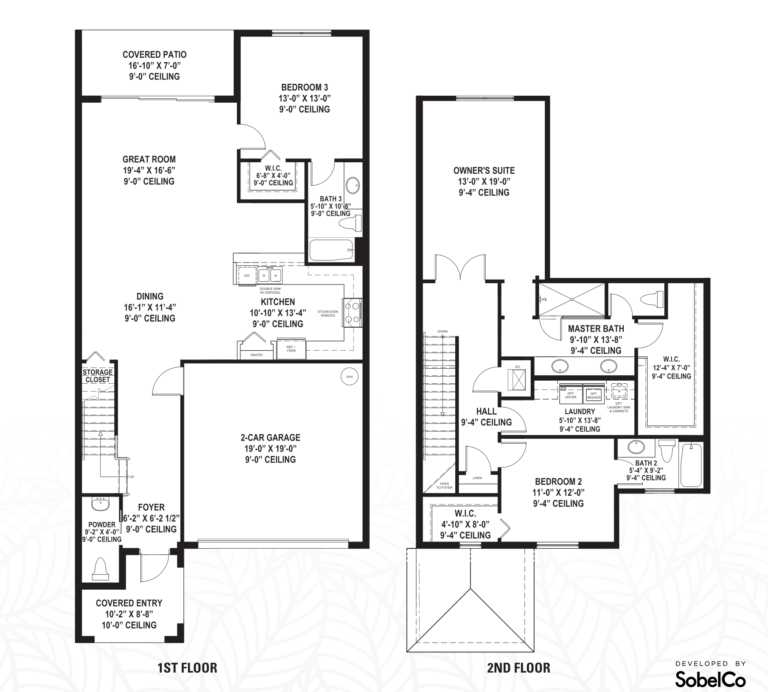 Diagram of The Daphne (D) Floor Plan